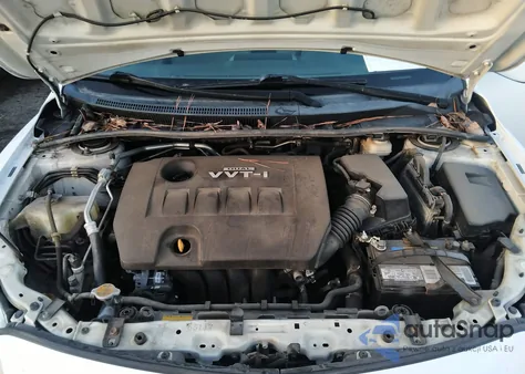 2010 Toyota Corolla Le z USA, uszkodzony, nr VIN 2T1BU4EE6AC433161